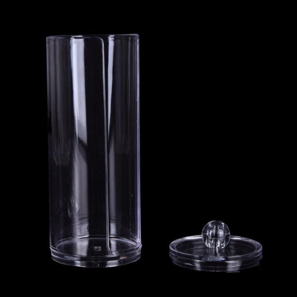 acrylic clear q-tip storage holder cotton pad swab box cosmetic makeup case organizer drop 17x6.8cm bottles & jars 
acrylic clear q-tip storage holder cotton pad swab box cosmetic makeup case organizer drop 17x6.8cm bottles & jars
