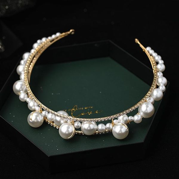hair clips & barrettes wedding accessories big pearl headpieces bridal tiaras rose gold hairbands women party prom headbands bride ornaments, Golden;silver
hair clips & barrettes wedding accessories big pearl headpieces bridal tiaras rose gold hairbands women party prom headbands bride ornaments, Golden;silver