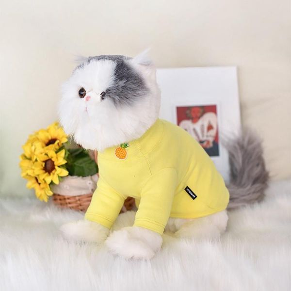 dog apparel cotton/polyester pet sweatshirt with fruit embroidered pattern long sleeve warm clothes
dog apparel cotton/polyester pet sweatshirt with fruit embroidered pattern long sleeve warm clothes