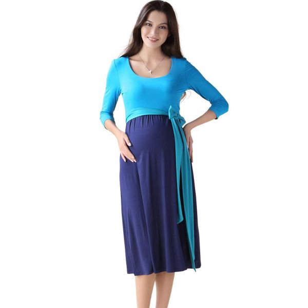 maternity dresses lycra women's wrap dress with adjustable waist tie spring autumn a-line pregnancy elegant clothes, White
maternity dresses lycra women's wrap dress with adjustable waist tie spring autumn a-line pregnancy elegant clothes, White