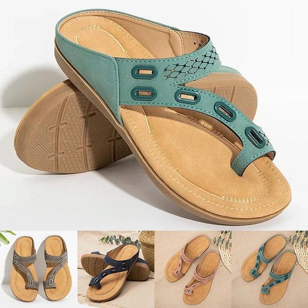 sandals flat pu leather casual slippers for women flip-flops ring open-toe slide cork footbed sandalias mujer, Black
sandals flat pu leather casual slippers for women flip-flops ring open-toe slide cork footbed sandalias mujer, Black