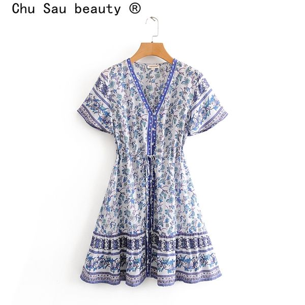 beauty fashion boho style floral print midi dress women holiday chic v-neck single breasted summer dresses female 210514, Black;gray
beauty fashion boho style floral print midi dress women holiday chic v-neck single breasted summer dresses female 210514, Black;gray