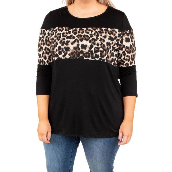 plus size t-shirt women leopard sweatshirts 2021 autumn long sleeve contrast color pullover hoodie female casual 5xl sweatshirt d30, Black
plus size t-shirt women leopard sweatshirts 2021 autumn long sleeve contrast color pullover hoodie female casual 5xl sweatshirt d30, Black