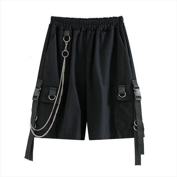shorts side pocket solid chain women jumpsuit elastic waist loose plus size 4xl summer harajuku streetwear hip hop, Black;white
shorts side pocket solid chain women jumpsuit elastic waist loose plus size 4xl summer harajuku streetwear hip hop, Black;white