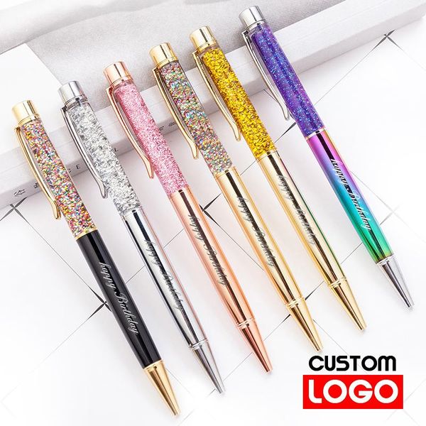 ballpoint pens creative gold foil oil pen crystal wafer high-grade metal signature custom logo lettering engraved name stationery, Blue;orange
ballpoint pens creative gold foil oil pen crystal wafer high-grade metal signature custom logo lettering engraved name stationery, Blue;orange