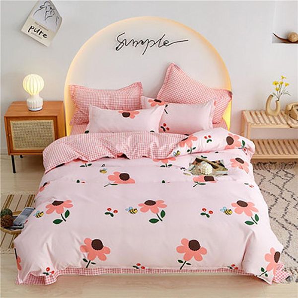 bedding sets 4pcs home textile pink petals pure cotton double bed comefortable soft bedspreads quality quilt cover oceania
bedding sets 4pcs home textile pink petals pure cotton double bed comefortable soft bedspreads quality quilt cover oceania