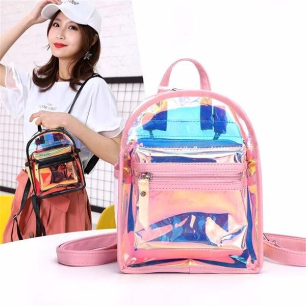 school bags women mini backpack pvc transparent jelly for teenage girls laser purse clear bag
school bags women mini backpack pvc transparent jelly for teenage girls laser purse clear bag