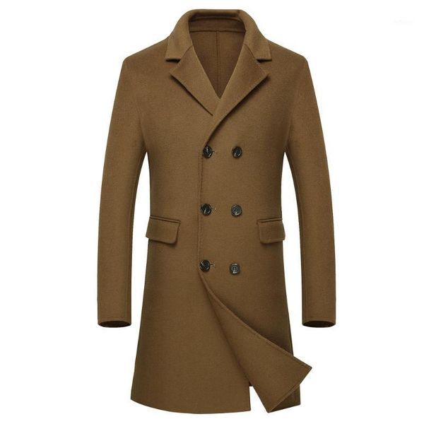 men's jackets plus size 100% woolen coat autumn-winter business casual double-breasted long trench jacket double-sided wool, Black;brown
men's jackets plus size 100% woolen coat autumn-winter business casual double-breasted long trench jacket double-sided wool, Black;brown