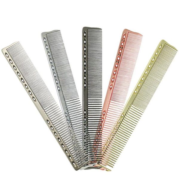 hair brushes 5 colors professional care styling tool anti-static stainless steel hairdressing barbers combs metal dressing brushs, Silver
hair brushes 5 colors professional care styling tool anti-static stainless steel hairdressing barbers combs metal dressing brushs, Silver