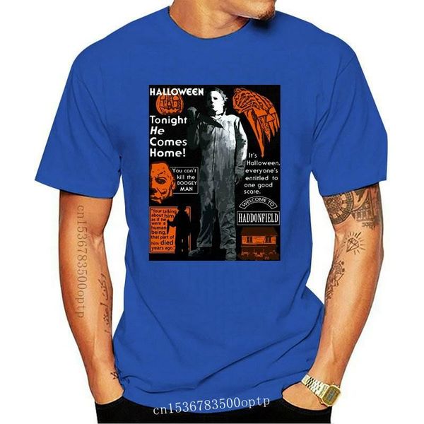 men's t-shirts men t shirts michael myers halloween mask and drips t-shirt scary movie horror male cotton clothes 2021 cool tees design, White;black
men's t-shirts men t shirts michael myers halloween mask and drips t-shirt scary movie horror male cotton clothes 2021 cool tees design, White;black