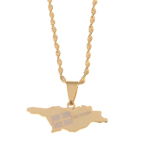 stainless steel fashion georgia map pendant necklace gold color georgian maps jewelry, Silver
stainless steel fashion georgia map pendant necklace gold color georgian maps jewelry, Silver