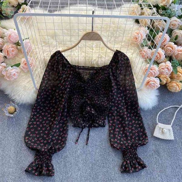 spring temperament fashion blouse women wear sweet floral blusa bubble sleeve chiffon v-neck holiday shirt c427 210507, White
spring temperament fashion blouse women wear sweet floral blusa bubble sleeve chiffon v-neck holiday shirt c427 210507, White