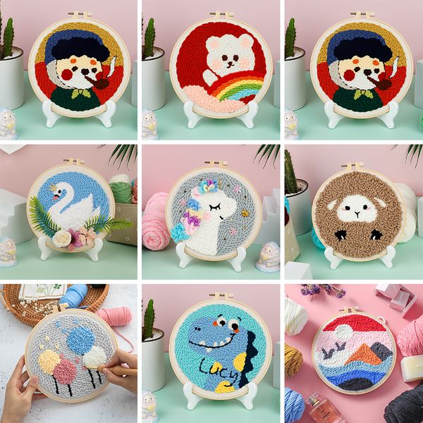 magic punch needle embroidery kit craft embroidered threads cross stitch art hand hoop diy knitting sewing accessory tools
magic punch needle embroidery kit craft embroidered threads cross stitch art hand hoop diy knitting sewing accessory tools