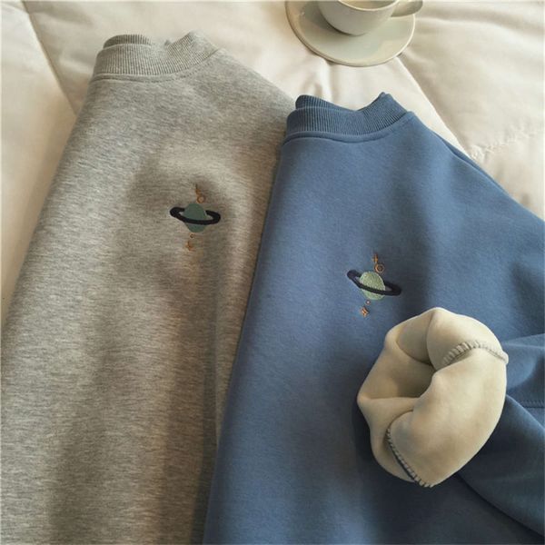 women's hoodies & sweatshirts hoodie weiyi plush thickened 2021 korean ins tide star embroidery round neck pullover student loose tyxm, Black
women's hoodies & sweatshirts hoodie weiyi plush thickened 2021 korean ins tide star embroidery round neck pullover student loose tyxm, Black