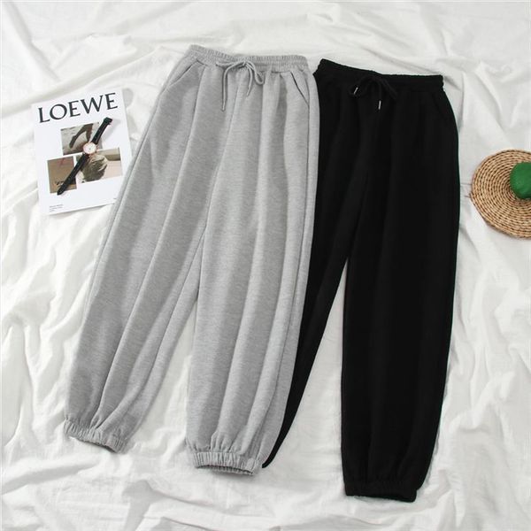 harem casual loose korean womens capris style thin sweatpants autumn summer joggers fashion oversize trousers, Black;white
harem casual loose korean womens capris style thin sweatpants autumn summer joggers fashion oversize trousers, Black;white