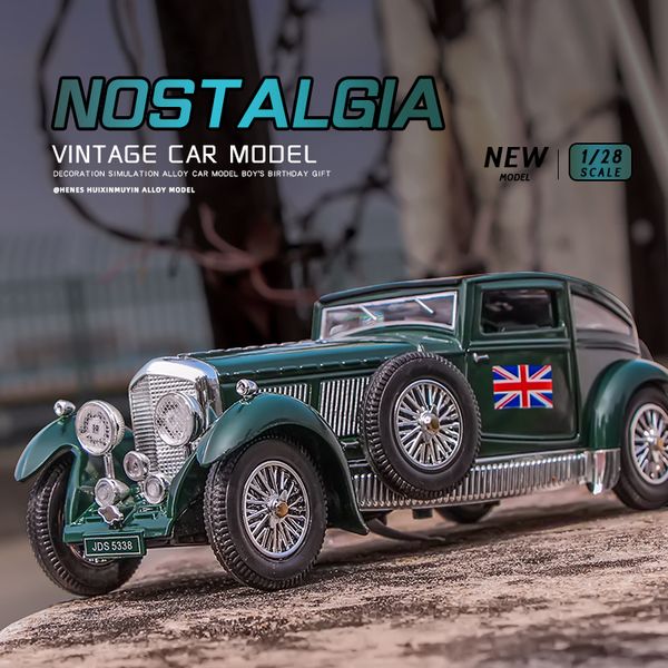 128 bentley-8l 1930 alloy toy classic car model model sound and light decoration model collection car childrens gift
128 bentley-8l 1930 alloy toy classic car model model sound and light decoration model collection car childrens gift