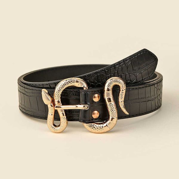 luxury brand pu leather belt for women designer metal snake buckle waist strap female dress jeans decoration waistband p0817, Black;brown
luxury brand pu leather belt for women designer metal snake buckle waist strap female dress jeans decoration waistband p0817, Black;brown