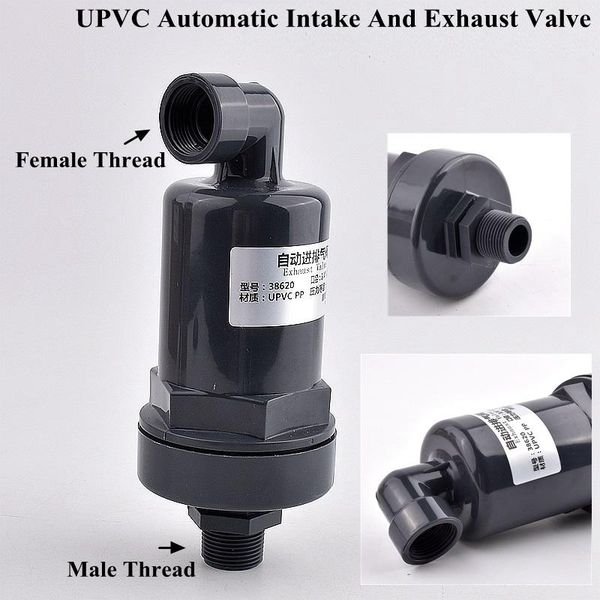 watering equipments 1/2"~2" male thread upvc automatic exhaust valve intake aquarium fish tank accessories garden irrigation joint
watering equipments 1/2"~2" male thread upvc automatic exhaust valve intake aquarium fish tank accessories garden irrigation joint