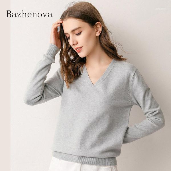 women's sweaters bazhenova women fall/winter loose v-neck knitted girls pullover all-match ladies woman sweater r10511, White;black
women's sweaters bazhenova women fall/winter loose v-neck knitted girls pullover all-match ladies woman sweater r10511, White;black