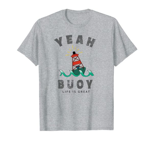 fun yeah buoy t-shirt, White;black
