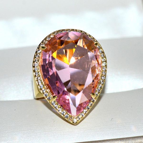 wedding rings luxury anniversary ring with pear shape huge cz prong setting 5 colors fashion engagement for women, Slivery;golden
wedding rings luxury anniversary ring with pear shape huge cz prong setting 5 colors fashion engagement for women, Slivery;golden