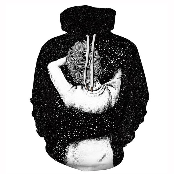 goods face digital printing fashion brand autumn street lovers long sleeved hooded sweater, Black
goods face digital printing fashion brand autumn street lovers long sleeved hooded sweater, Black