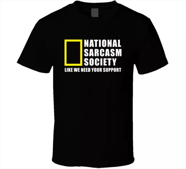 national sarcasm society tee tv vintage army funny usa classic men's t shirt new, White;black
national sarcasm society tee tv vintage army funny usa classic men's t shirt new, White;black