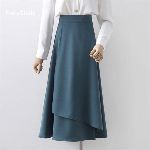 skirts fairyshely 2021 women long spring summer thin skirt elastic band high waist blue maxi office lady, Black
skirts fairyshely 2021 women long spring summer thin skirt elastic band high waist blue maxi office lady, Black