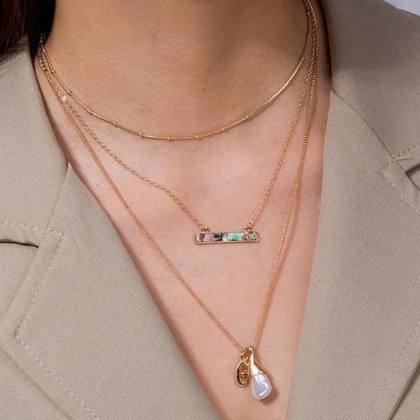 pendant necklaces bohemian multilayer gold for women punk choker 2021 trend fashion words jewelry party gift, Silver
pendant necklaces bohemian multilayer gold for women punk choker 2021 trend fashion words jewelry party gift, Silver