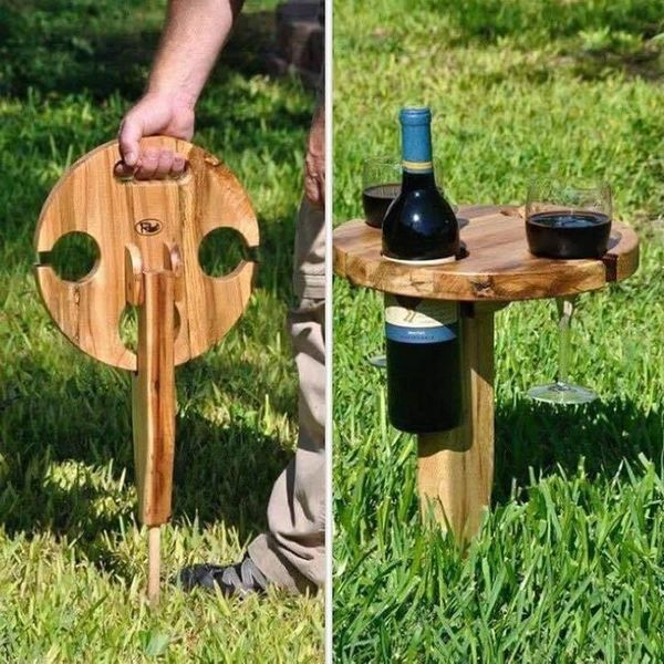 wooden folding outdoor wine table portable snack beach for sand and grass picnic cheese board camp furniture
wooden folding outdoor wine table portable snack beach for sand and grass picnic cheese board camp furniture