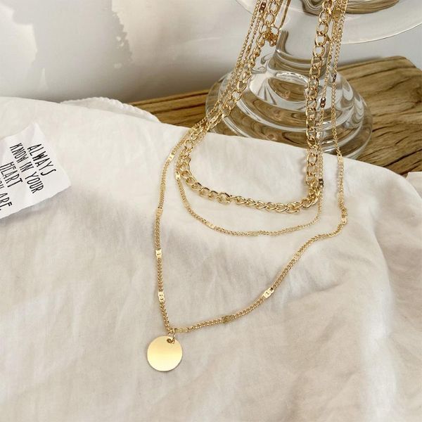 chains necklace on neck gold chain women's jewelry layered accesories for girls clothing aesthetic gifts fashion pendant 2021, Silver 
chains necklace on neck gold chain women's jewelry layered accesories for girls clothing aesthetic gifts fashion pendant 2021, Silver