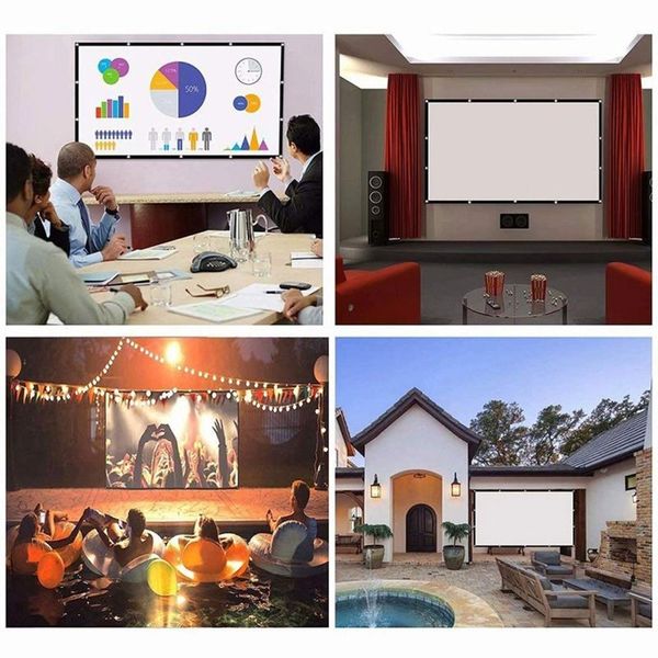 projection screens projector screen 60/72/84/100/120" 16:9 foldable anti-crease portable movies for home theater outdoor indoor
projection screens projector screen 60/72/84/100/120" 16:9 foldable anti-crease portable movies for home theater outdoor indoor