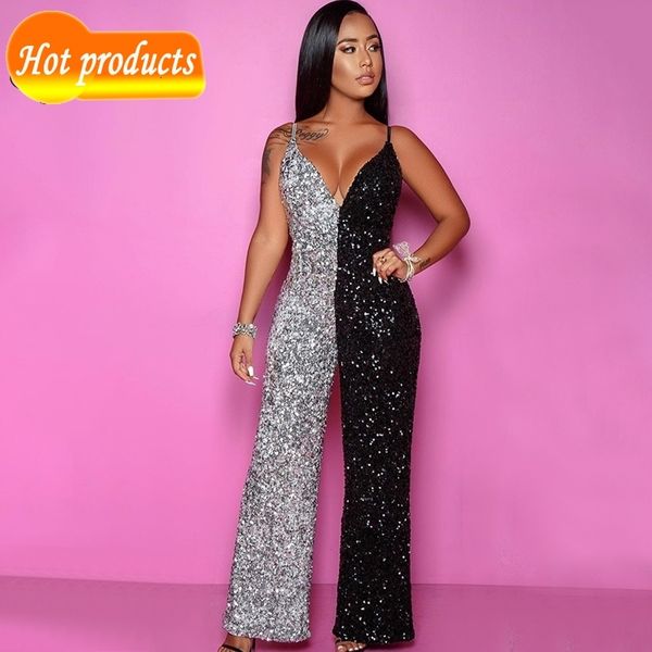 women's jackets you all fashionable block sequins design cleavage on v without back celebrity party coveralls 8dnw, Black;brown
women's jackets you all fashionable block sequins design cleavage on v without back celebrity party coveralls 8dnw, Black;brown