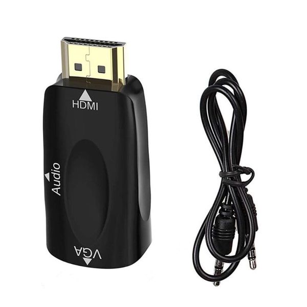 audio cables & connectors to vga adapter with deskconverter box set cable