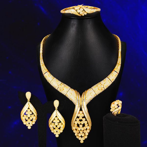 earrings & necklace kellybola gorgeous flower double layer jewelry for women wedding full micro cubic zirconia dress choker earring sets, Silver
earrings & necklace kellybola gorgeous flower double layer jewelry for women wedding full micro cubic zirconia dress choker earring sets, Silver
