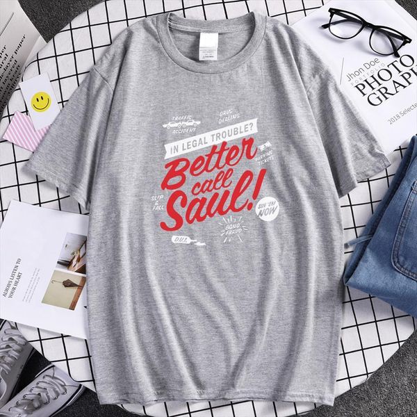 tv show better call saul men letters printed summer 100% cotton shirt hipster tees, White;black
tv show better call saul men letters printed summer 100% cotton shirt hipster tees, White;black