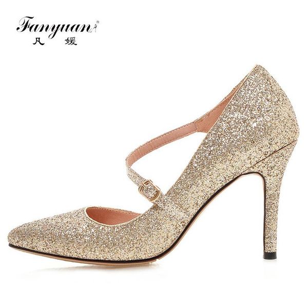 dress shoes fanyuan crystal women pumps high heels ankle strap mary janes ol woman pointed toe zapatos mujer ladies wedding, Black
dress shoes fanyuan crystal women pumps high heels ankle strap mary janes ol woman pointed toe zapatos mujer ladies wedding, Black