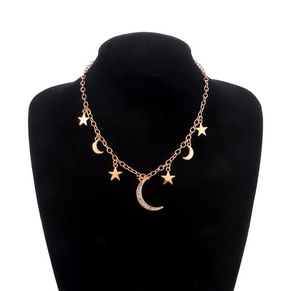 shine rhinestone moon star pendants necklace for women gold silver color 2021 fashion jewelry short necklaces clavicle chain pendant
shine rhinestone moon star pendants necklace for women gold silver color 2021 fashion jewelry short necklaces clavicle chain pendant