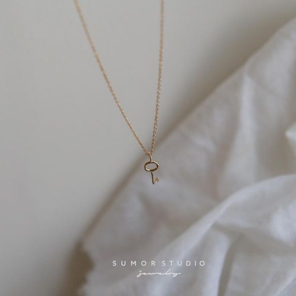 chains mini small key gold necklace female ins in europe and america fresh collarbone chain, Silver
chains mini small key gold necklace female ins in europe and america fresh collarbone chain, Silver