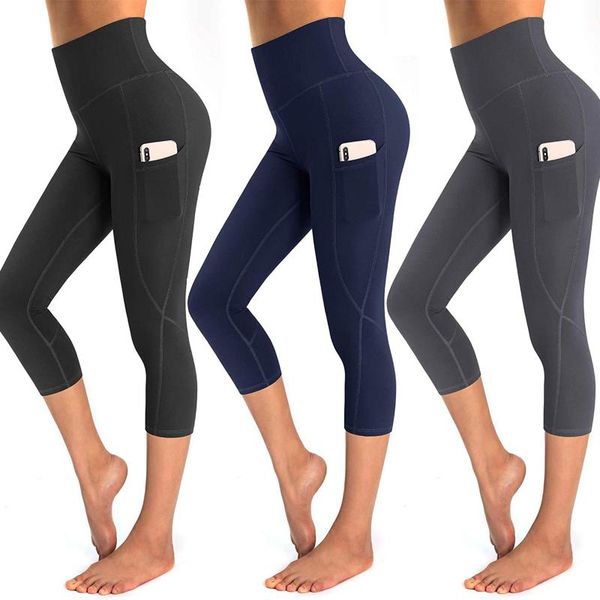 yoga outfit stretchy high waist athletic exercise fitness women workout out pocket leggings sports running cropped pants
yoga outfit stretchy high waist athletic exercise fitness women workout out pocket leggings sports running cropped pants