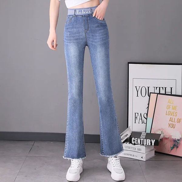 women's jeans blue waistline jeans for ladies spring fashion casual korean denim flare pants 2rbp
women's jeans blue waistline jeans for ladies spring fashion casual korean denim flare pants 2rbp