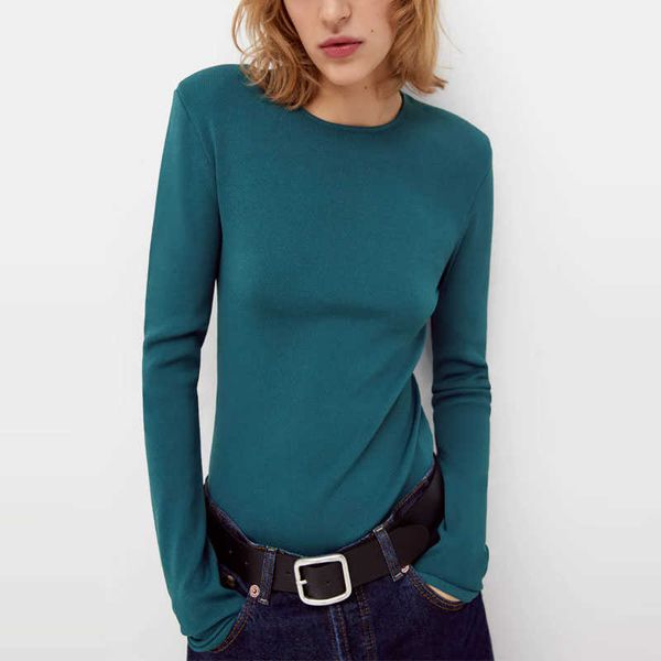 za shoulder pad knit sweater women o neck long sleeve blue black pullover knitted female fashion slim vintage sweaters 210602, White;black
za shoulder pad knit sweater women o neck long sleeve blue black pullover knitted female fashion slim vintage sweaters 210602, White;black