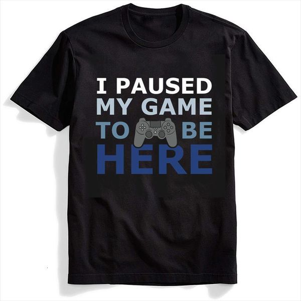 i paused my game playstation men t shirt videogame ps4 female summer 90s funny women plus size fashion clothes harajuku, White;black
i paused my game playstation men t shirt videogame ps4 female summer 90s funny women plus size fashion clothes harajuku, White;black