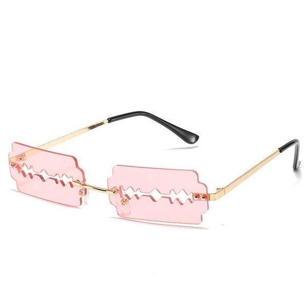 sunglasses 2021 unique fashion ladies razor blade shape personality glasses, White;black
sunglasses 2021 unique fashion ladies razor blade shape personality glasses, White;black