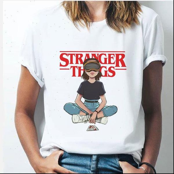 stranger things women t shirts season 3 womens shirt harajuku letters printed tees casual figure graphic streetwear korean style, White
stranger things women t shirts season 3 womens shirt harajuku letters printed tees casual figure graphic streetwear korean style, White