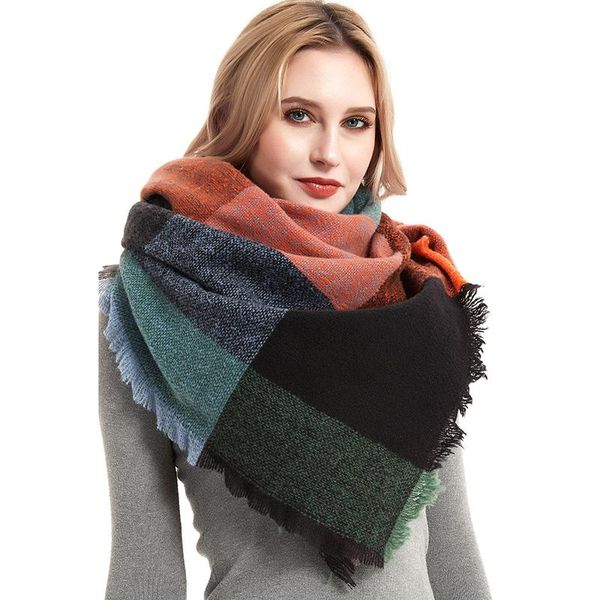 scarves winter big plaid print scarf for women colorful lady long shawls warm neckerchief hijab blanket thick wraps, Blue;gray
scarves winter big plaid print scarf for women colorful lady long shawls warm neckerchief hijab blanket thick wraps, Blue;gray