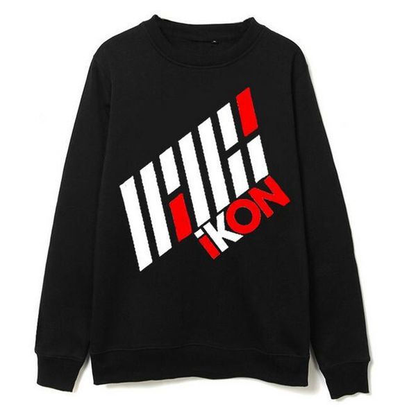 women's hoodies & sweatshirts korean fashion kpop ikon concert same big logo printing o neck hoodie thin/fleece bobby b.i pullover, Black
women's hoodies & sweatshirts korean fashion kpop ikon concert same big logo printing o neck hoodie thin/fleece bobby b.i pullover, Black