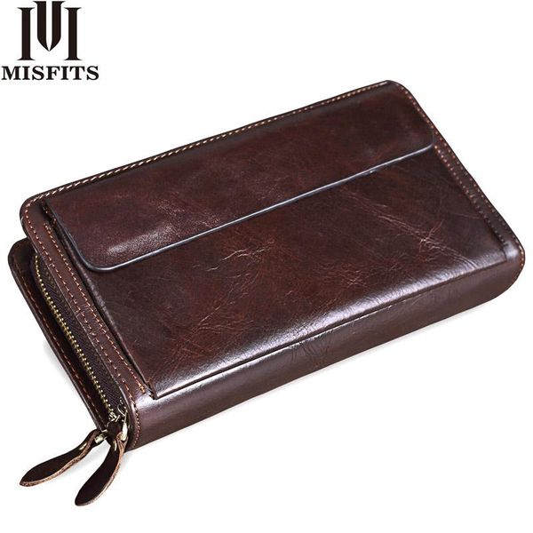 wallets men clutch genuine leather brand designer vintage long wallet card holder male large purse cell phone bag, Red;black
wallets men clutch genuine leather brand designer vintage long wallet card holder male large purse cell phone bag, Red;black