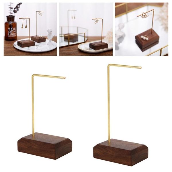 hooks & rails wooden base metal earring display stand holder ear clip stud jewelry
hooks & rails wooden base metal earring display stand holder ear clip stud jewelry