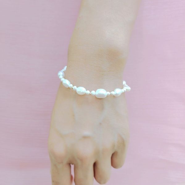 baroque fresh water pearl bracelet women's irregular pearl bracelet personality simple cool fashion trendy handdress women, Black
baroque fresh water pearl bracelet women's irregular pearl bracelet personality simple cool fashion trendy handdress women, Black